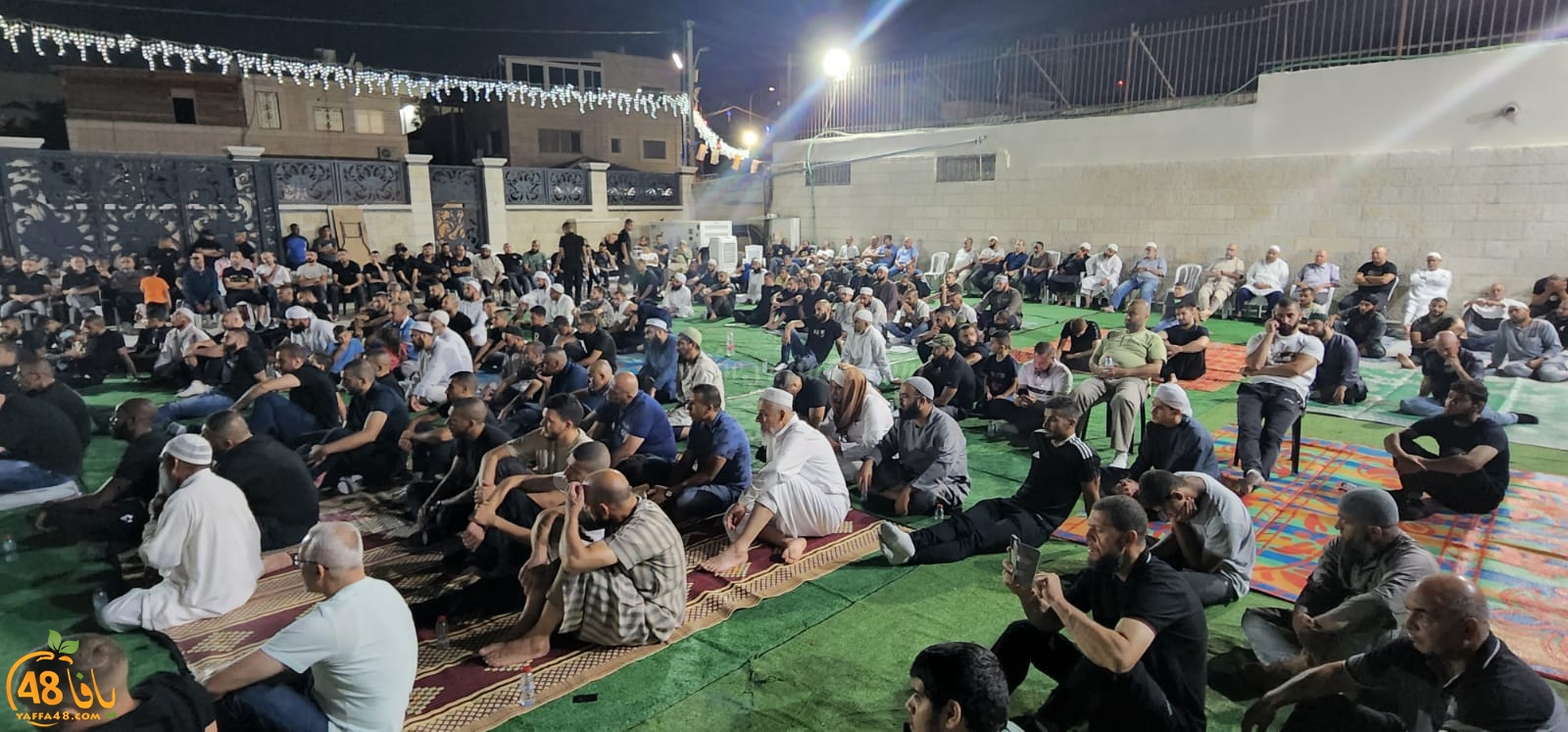  اللد: أمسية إيمانية في مسجد النور بمدينة اللد 